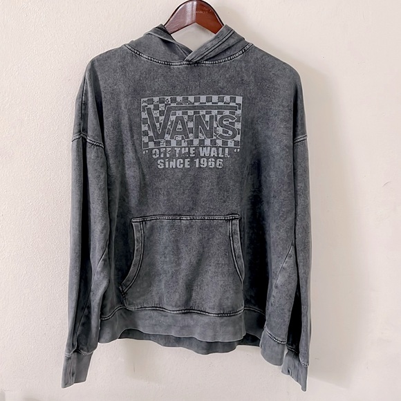 Vans Other - Vans Lightweight Gray Hoodie Skater Mens Medium